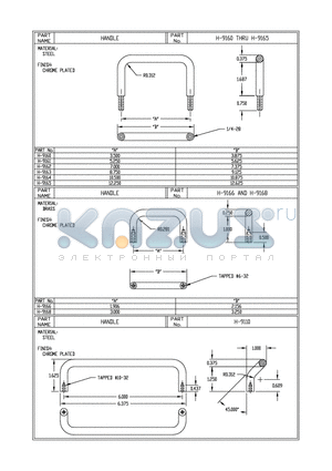 H-9164 datasheet - HANDLE