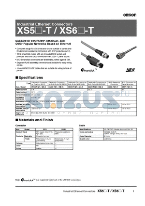 XS5H-T421-GM0-K datasheet - Industrial Ethernet Connectors