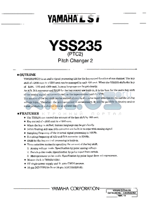 YSS235 datasheet - PITCH CHANGER2