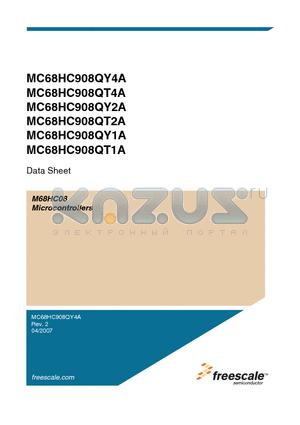 MC908QT4A datasheet - Microcontrollers