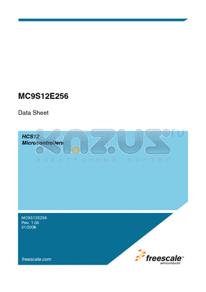MC9S12E256 datasheet - HCS12 Microcontrollers