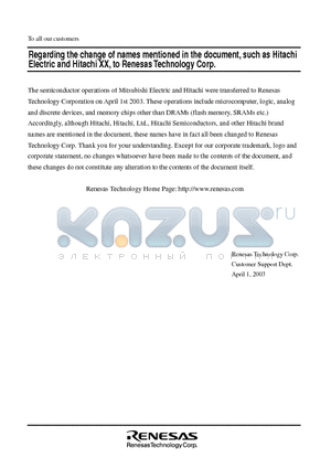 HD6432351F datasheet - The H8S/2000 CPU has an internal 32-bit architecture, is provided with sixteen 16-bit general registers and a concise