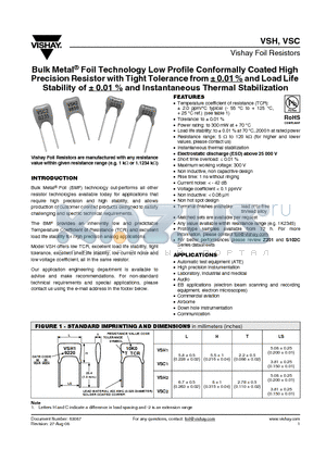 Y090212K7560B9B datasheet - Bulk Metal^ Foil Technology Low Profile Conformally Coated High Precision Resistor with Tight Tolerance from a 0.01 % and Load Life