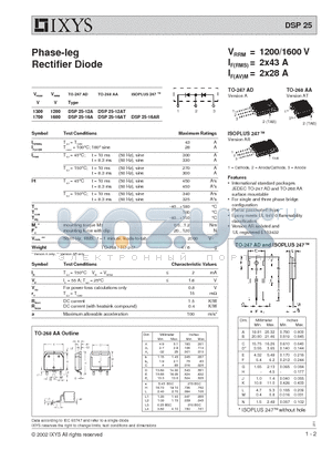 L015 datasheet - Phase-leg Rectifier Diode