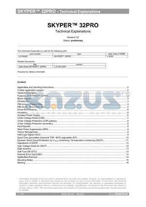 L6100200 datasheet - SKYPER 32PRO