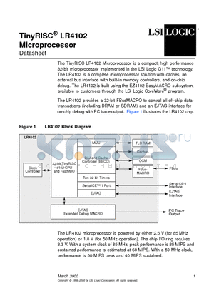 L9A0212 datasheet - Microprocessor