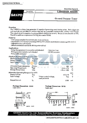 LB8555D datasheet - General-Purpose Timer