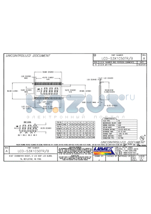 LCD-S3X1C50TR-B datasheet - 0.50