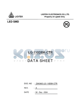 LG-110DBK-CTR datasheet - LED SMD
