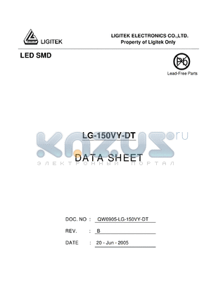 LG-150VY-DT datasheet - LED SMD