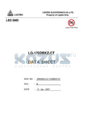 LG-170DBKZ-CT datasheet - LED SMD