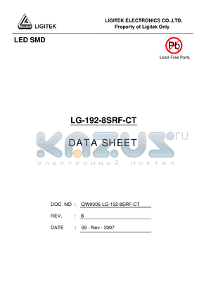 LG-192-8SRF-CT datasheet - LED SMD