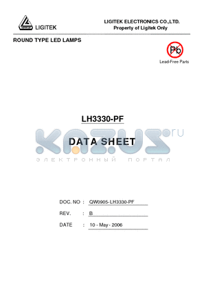 LH3330-PF datasheet - ROUND TYPE LED LAMPS