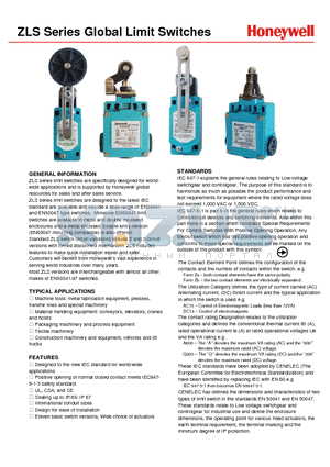 ZLDA07A1AR datasheet - Global Limit Switches