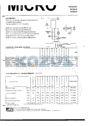 MOB61DR datasheet - SOLID STATE INDICATORS ARE ENCAPSULATED