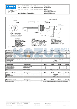 LS03-GZ-PP-BV95154_DE datasheet - (deutsch) LS Level Sensor