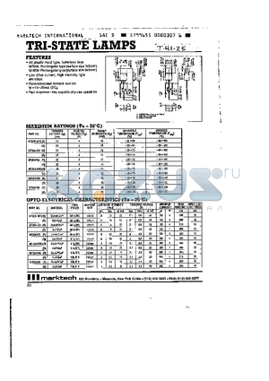 MT208-YG datasheet - TRI-STATE LAMPS