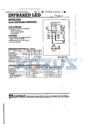 MTE1090 datasheet - INFRARED LED