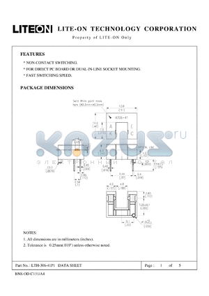 LTH-306-41P1 datasheet - Property of Lite-On Only