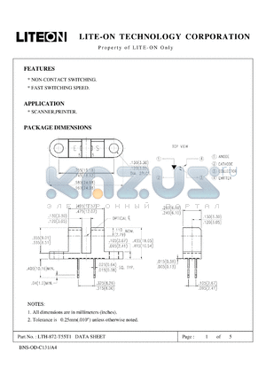 LTH-872-T55T1 datasheet - Property of Lite-On Only