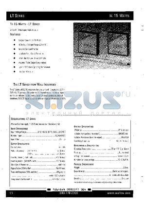 LTW2415-15E datasheet - 2:1 or 4:1 Wide input, Triple Outputs