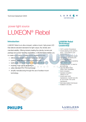 LXML-PWC1-0070 datasheet - ultra-compact, surface-mount, high-power LED