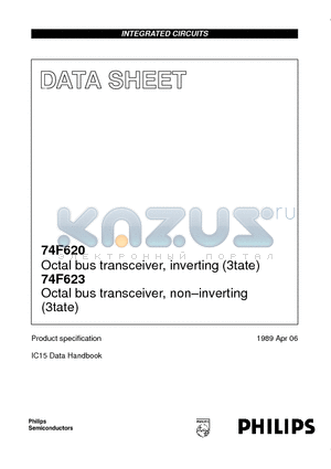 N74F620N datasheet - Octal bus transceiver, inverting 3tate