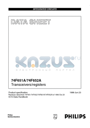 N74F652AN datasheet - Transceivers/registers