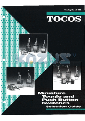 3T406SA datasheet - Miniature Toggle and Push Button Switches