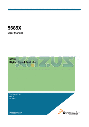 DSP56856 datasheet - Digitial Signal Controller