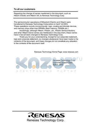 HD6433436F12 datasheet - 12 V must not be applied to the S-mask model (single-power-supply specification), as this may permanently damage the device.