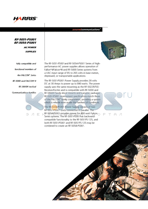 RF-5054-PS001 datasheet - AC POWER SUPPLIES