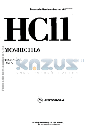 MC68HC11L5CFU2 datasheet - HCMOS MICROCONTROLLER UNIT