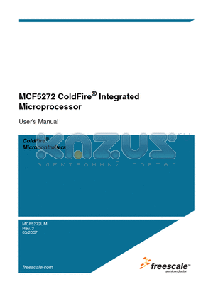 MCF5272 datasheet - ColdFire^ Integrated Microprocessor