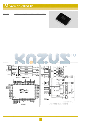 MCX304 datasheet - MOTOR CONTROL IC