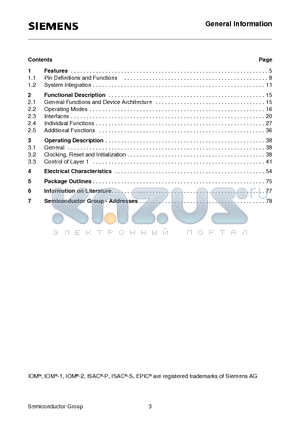 PEB2080-N datasheet - S/T Bus Interface Circuit(SBC)