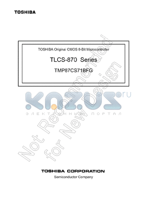 TMP87CS71BFG datasheet - TMP87CS71BFG Series.