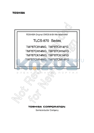 TMP87CK14FG datasheet - TLCS-870 Series