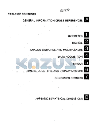 AD7521 datasheet - N-CHANNEL JFET