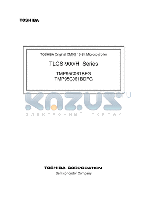 TMP95C061BFG datasheet - TLCS-900/H Series