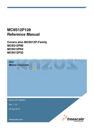 MC9S12P128 datasheet - S12 Microcontrollers