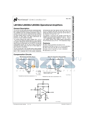 LM108AW-MLS datasheet - Operational Amplifiers