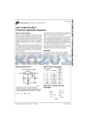 LM117KGMD8 datasheet - 3-Terminal Adjustable Regulator