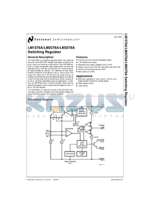 LM3578AMX datasheet - Switching Regulator