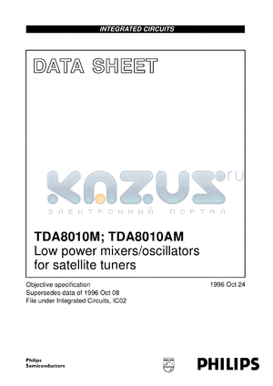 TDA8010M/C1 datasheet - Low power mixers/oscillators for satellite tuners