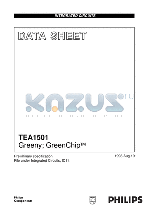 TEA1501/N1 datasheet - Greeny; GreenChip