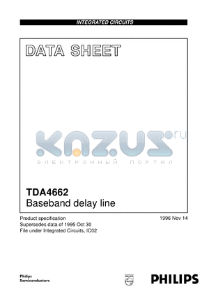 TDA4662T/V3 datasheet - Baseband delay line