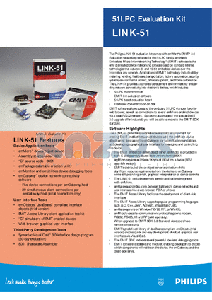 LINK-51SD datasheet - 51LPC Evaluation Kit
