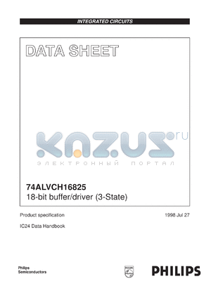 74ALVCH16825DL datasheet - 18-bit buffer/driver (3-State)