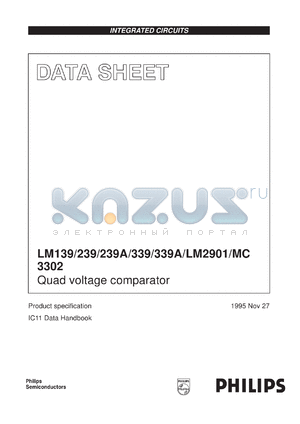 LM139F datasheet - Quad voltage comparator